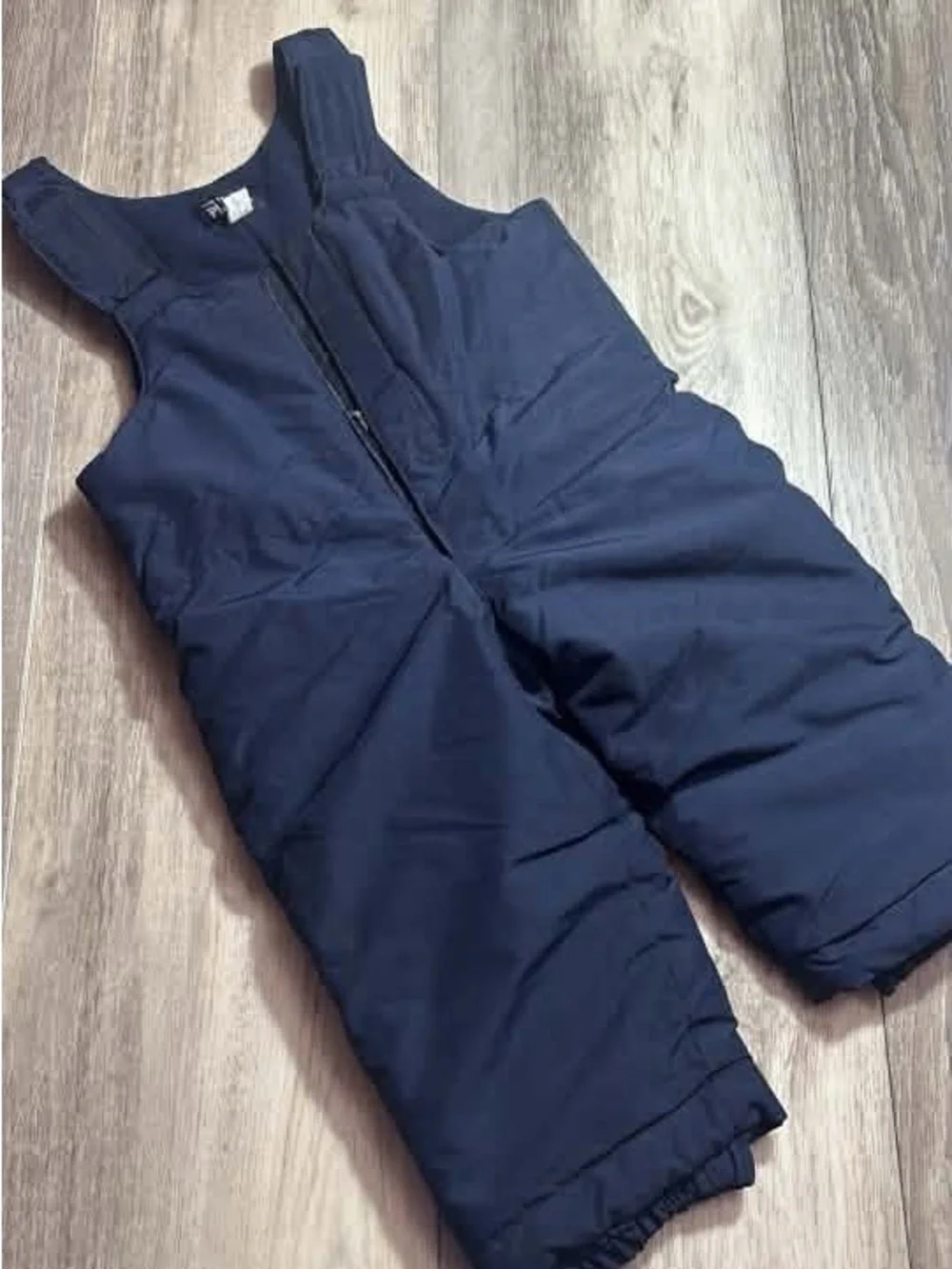 The Children's Place Navy Blue Insulated Kids Snow Bib Overalls